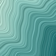 Mint-colored abstract wavy background design for digital art or graphics.