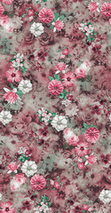 Florals textile pattern