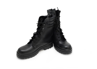 Black Military Boots
