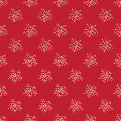 seamless pattern with snowflakes