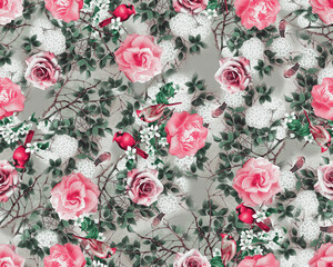 Floral Seamless Pattern 