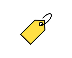 Coupon line icon. Vector symbol in trendy flat style on white background. Commerce sing for design.