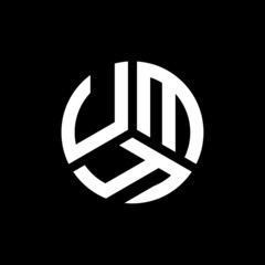 Fototapeta UMY letter logo design on black background. UMY creative initials letter logo concept. UMY letter design. 
 obraz