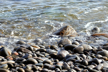 stones on the sea coast