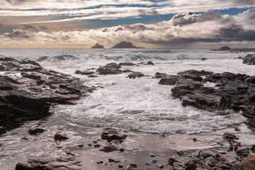 priests cove near cape Cornwall England UK