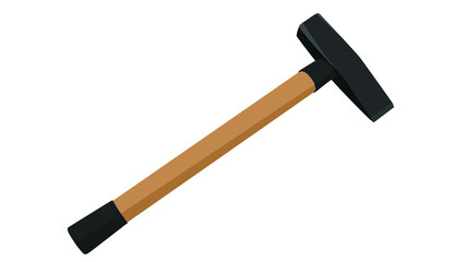 hammer isolated on white background, hammer vector illustration