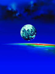 3D Illustrations of earth and science