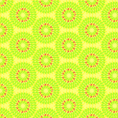 Fototapeta na wymiar yellow circles green eps vector for print textile