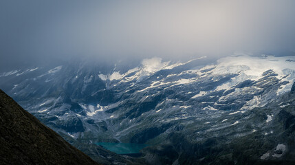 Mountains of the Austrian Alps during summer