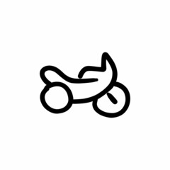 Motorbike icon in vector. Logotype - Doodle