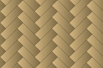 Woven basket or floor tile pattern with various shades of brown. 