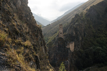 Vovnushki tower complex in Ingushetia