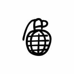 Bosozzi bomb icon in vector. Logotype - Doodle