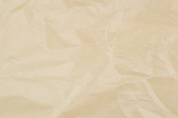 Wrinkled packaging paper background