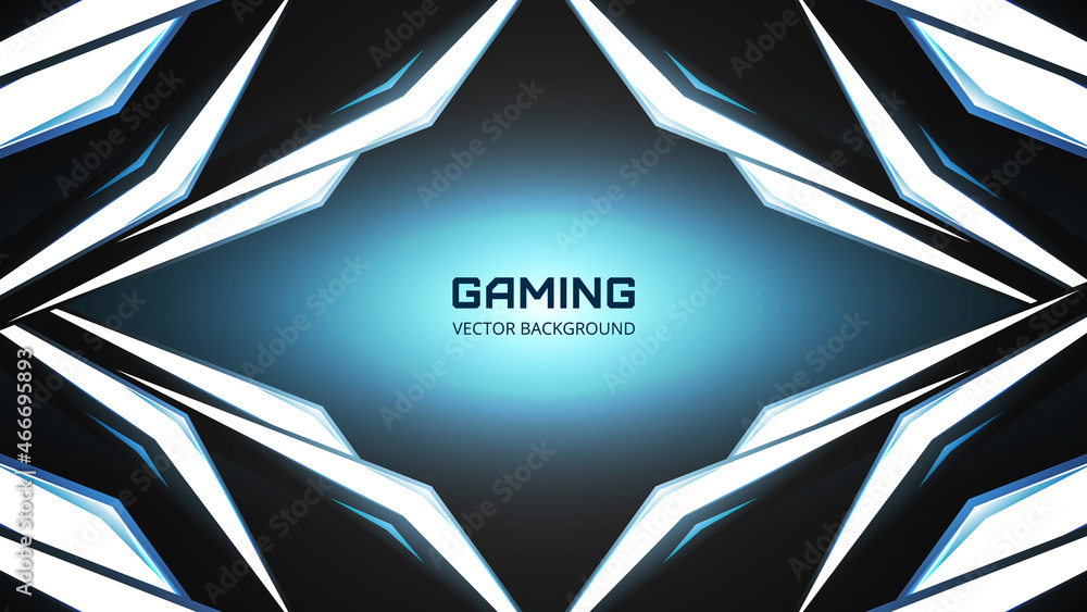 Aufkleber 3d realistic abstract mechanical technology futuristic gaming background with modern geometric shape