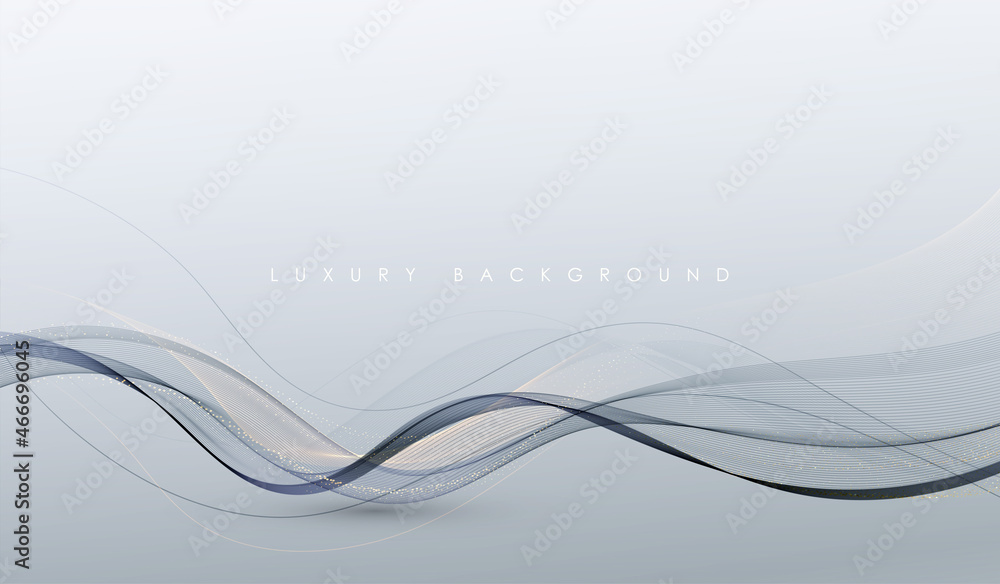 Aufkleber vector abstract colorful flowing wave lines. design element for wedding invitation, greeting card