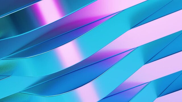 Abstrakte 3D Grafik Design Animation mit rotierenden Elementen - Loop 4K