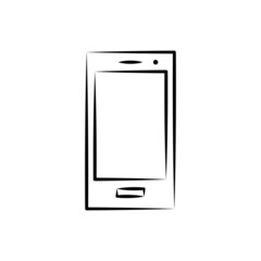Smartphone icon isolated vector