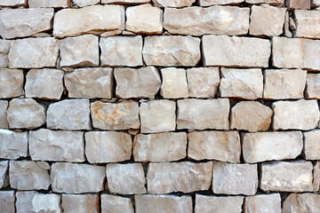 Gray and beige large rectangles. Stone texture and background. 