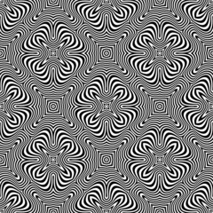 Vector abstract geometric forms background with distortion effect