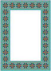 Vector abstract ornamental frame