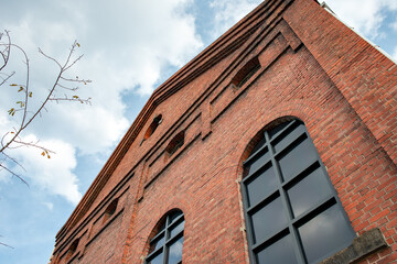 Brick warehouse of ex-thermal power plant in Amagasaki, Hyogo, Japan