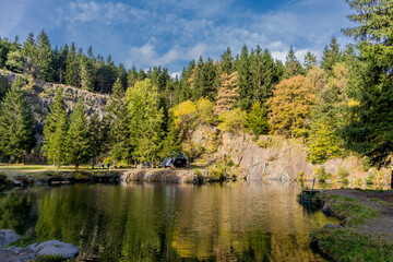 Herbstspaziergang durch die wunderschöne Natur des Thüringer Waldes - Thüringen