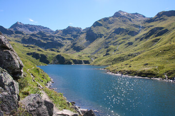 Juste au-dessus des Menuires se trouve un joli lac de montagne accessible par une marche facile....