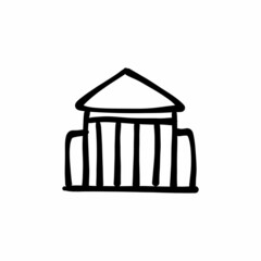 Fototapeta premium Patio icon in vector. Logotype - Doodle