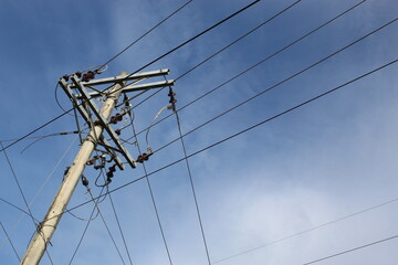 Power Electricity from Transformer and Power lines