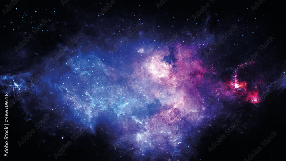 Wall mural deep space