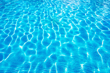 Fototapeta na wymiar pool blue water background