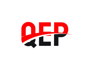 QEP Letter Initial Logo Design Vector Illustration