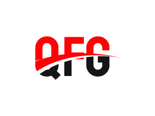 QFG Letter Initial Logo Design Vector Illustration