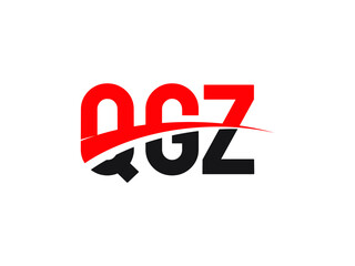 QGZ Letter Initial Logo Design Vector Illustration