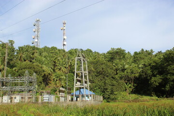 Power Electricity from Transformer and Power lines