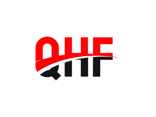 QHF Letter Initial Logo Design Vector Illustration