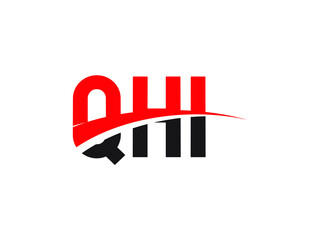 QHI Letter Initial Logo Design Vector Illustration