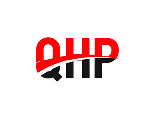 QHP Letter Initial Logo Design Vector Illustration