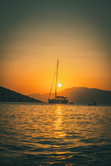 Travel around Greece yachts in Ionic Sea