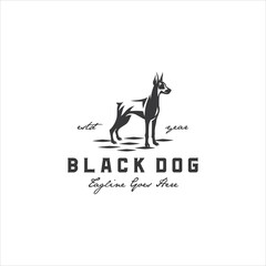 Dog Pet Logo Design Vector Image