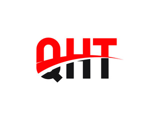 QHT Letter Initial Logo Design Vector Illustration