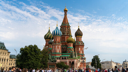 Fototapeta na wymiar Moscow Basilius cathedral, russia