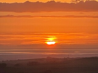 Blazing sun