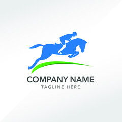 logo race horse