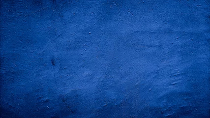 Gordijnen old blue texture background of wall cement © SemilirBanyu
