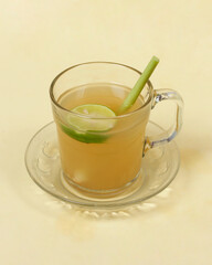 Hot ginger drink is a popular drink because it can provide a warm feeling at night. Ginger is a plant whose rhizomes are often used as spices and raw materials for traditional medicine.