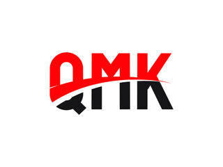 QMK Letter Initial Logo Design Vector Illustration