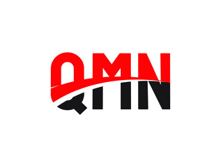 QMN Letter Initial Logo Design Vector Illustration