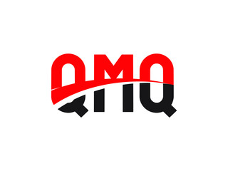 QMQ Letter Initial Logo Design Vector Illustration
